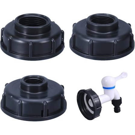 IBC-tanktätning tanklock, för IBC-behållare, vattentank regntunna 3 stycken