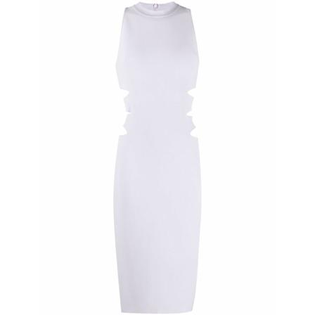 Alaïa Midi Kjole Lilla, Dame