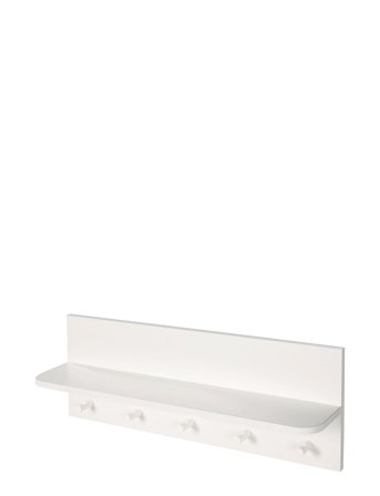 ROBA Wall Shelf - White - 16.5X 90X 28.5CM