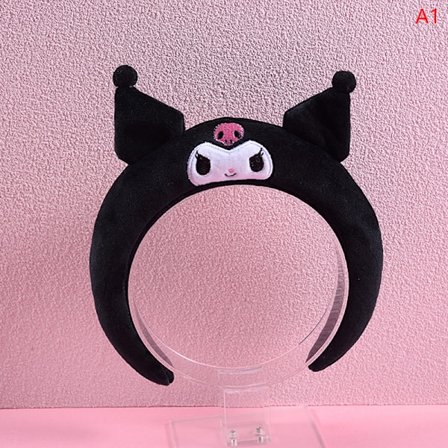 My Melody My Melody Kuromi Kawaii Plys Dukke Ansigtsvask Pandebånd