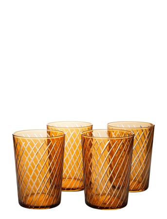 Ayoe High Home Tableware Glass Drinking Glass Gul Monday Sunday