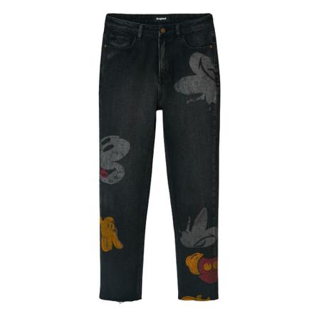 Desigual Boot-cut Jeans , Zwart , Dames , Maat: XL