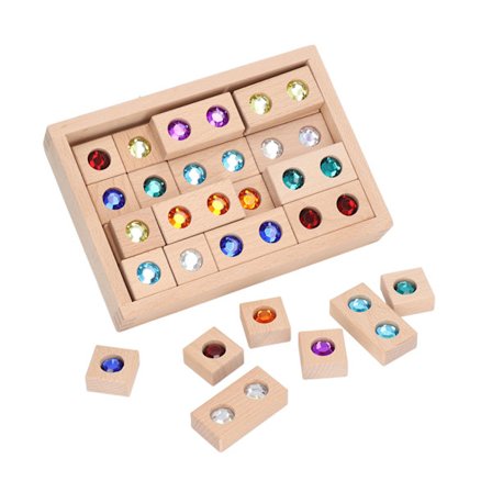 32 stk. stablebare klodser af akryl forbedrer fantasien Bøg kubiske sensoriske klodser til børn