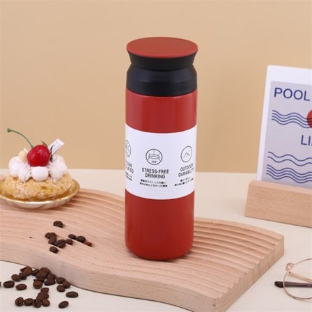 Isoleret Vandflaske Bil Vakuum Flasker 480MLRED RØD