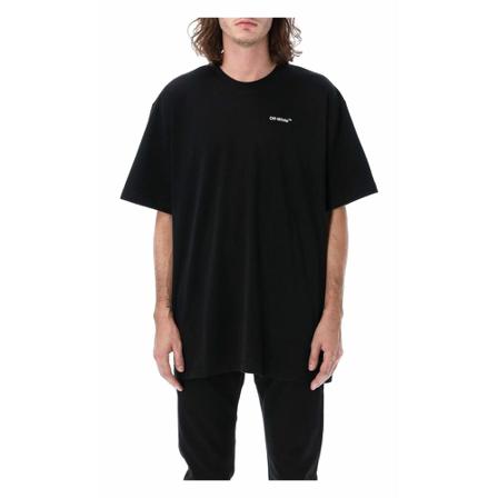 Off White T-Shirts , Zwart , Heren , Maat: XL
