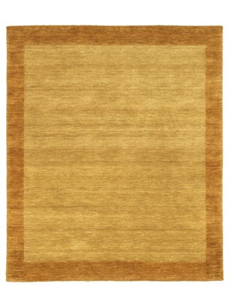 Monocromatico Largo Handloom Frame Tappeto - D'oro 250X300 Lana
