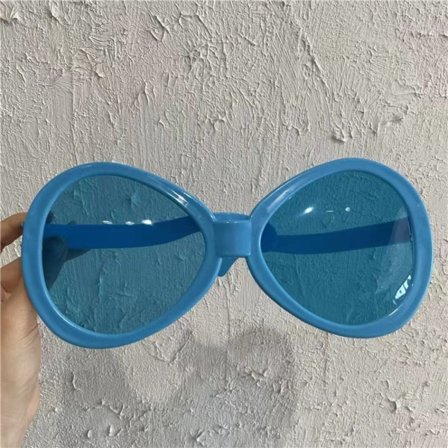 Isot lasit Neliömäiset lasit SININEN