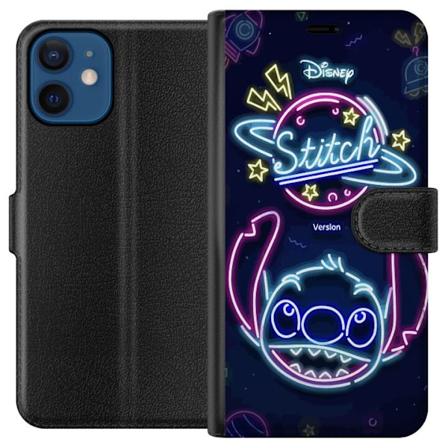 Apple iPhone 12 Lommeboketui Stitch Neon