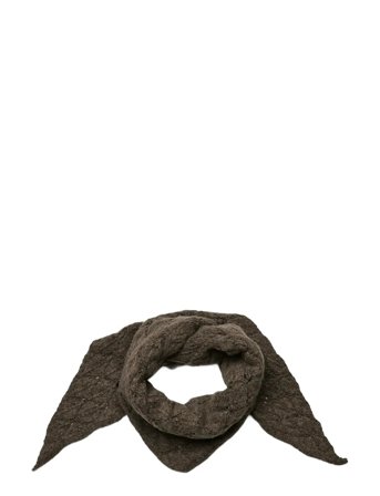 Pcjoelle Triangle Scarf Bc Accessories Scarves Winter Scarves Brown Pieces