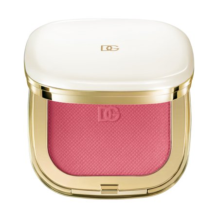Dolce&Gabbana Cheeks&Eyes Match Poudre blush e ombretto a lunga tenuta 04 Cheerful Pink - Rosa naturale 8gr - Fard compatto