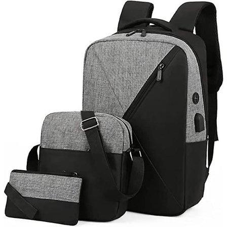 Laptop Ryggsäck, Business Vattentät Laptop Väska Ryggsäck Present Män Kvinnor Med Usb Laddningsport För Resa Laptop Väska