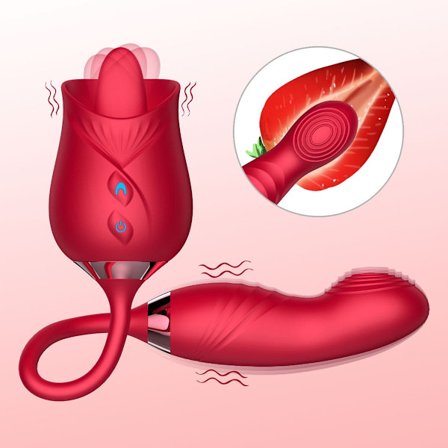 2025 Seneste Model Vibratorer til Kvinder, G-punkts Vibrator til Kvinder, Stødende Dildoer til Voksne Pars Fornøjelse, Rød.