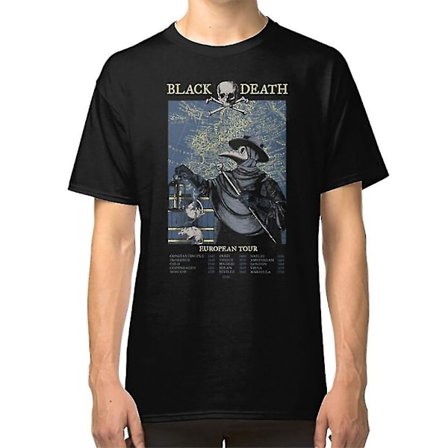 Black Death European Tour T-shirt