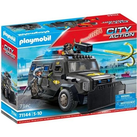 PLAYMOBIL 71144 Specialstyrkers interventionskøretøj, politibetjente, City Action, Eliteenhed, 73 stykker, 5 år og opefter