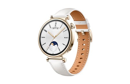 Huawei WATCH GT4 41MM CLASSIC GOLD STAINLESS CASE/WHITE LEATHE CONS
