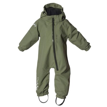 Isbjörn of Sweden Toddler Hard Shell Jumpsuit Children overalls Green 98