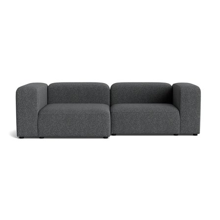 Milo chaiselong sofa, venstrevendt | 260cm - Puente Grå/Blå - 260x130x72 - Sofa, chaiselong