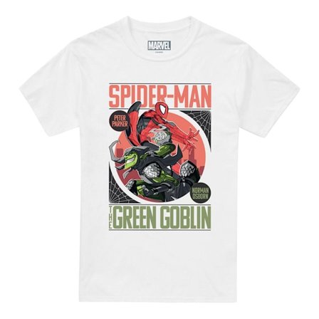 Spider-Man Herr Vs Green Goblin T-Shirt 5XL Vit