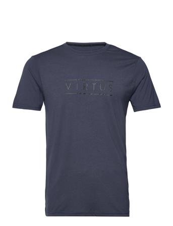 Estend M S/S Tee T-shirts Short-sleeved Navy Virtus