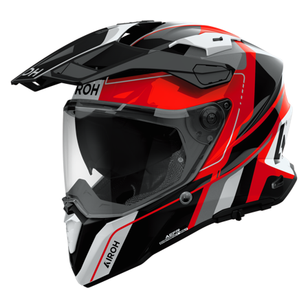Adventurehelm Airoh Commander 2 Rot Glänzend S