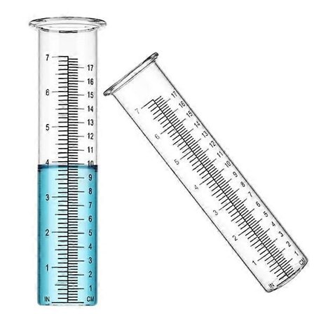 st regnmåler Regnmålingsværktøj Glasrør 21cm/8tommer