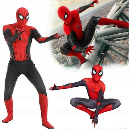 Spider-Man Kostume - Far From Home Voksen 180cm