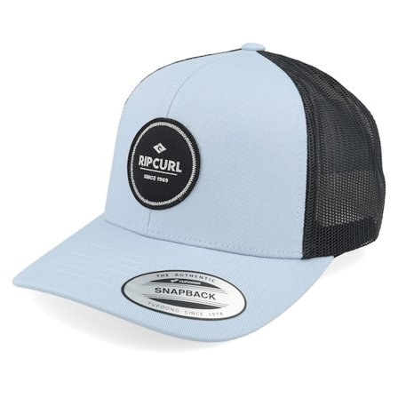 Rip Curl - Blue - trucker - Cap - Routine Curve Spray Blue Trucker - Hatstore