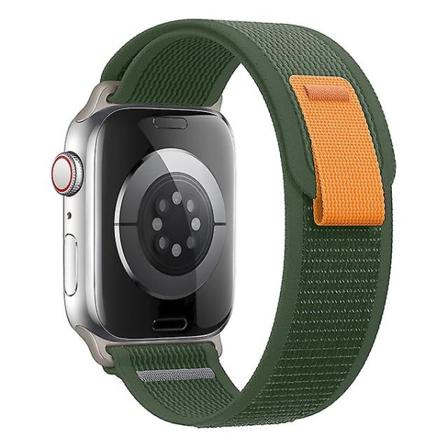Trail Loop -ranneke Apple Watch Ranneke 44mm 40mm 45mm 41mm 42mm 38mm 44 45mm Correa Rannekoru Iwatch Series 7 6 3 Se 8 Ultra 49mm Army green 42 44 45
