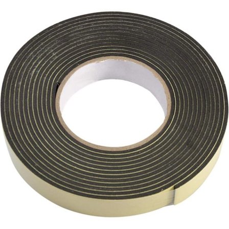 Modonghua Skumtape - Enkeltklæbende Svampetape, Selvklæbende Tætningsliste, Vandtæt Gummi Dør Tætningsliste Tykkelse 1mm Bredde 50mm Længde 10m