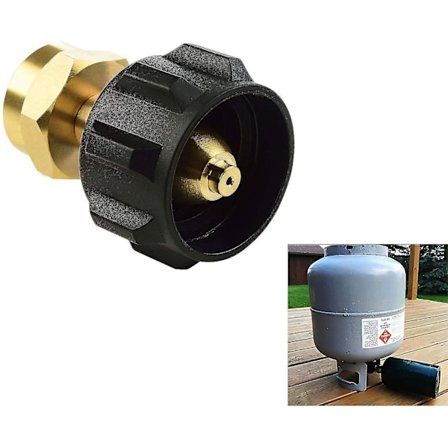 Regulator Propangasadapter til stålgasflaske Udendørs Camping Vandreture BBQ Grill Adapter Propan