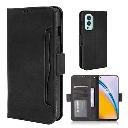 Moderni Nahkalaukku For OnePlus Nord 2 5G - Musta