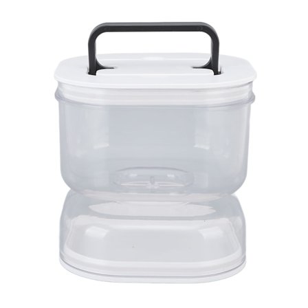 Pickleburk med sil Vänd läcksäker Pickle Juice Separator Burk Olivbehållare för hemmet