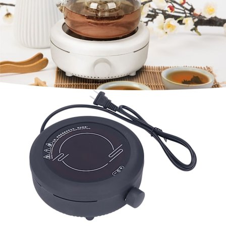 Sähköinen liesi 800W Kannettava sähköliesi kotiin, opiskelija-asuntoon ja toimistoon CN-pistoke 220V Musta