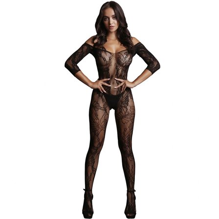 Lace Sleeved Bodystocking - Shots