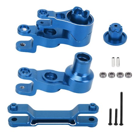 RC Styresett i Aluminium Legering CNC Dekorativ Kompakt Lett RC Tilbehør for TRAXXAS 1/5 RC Bil Blå