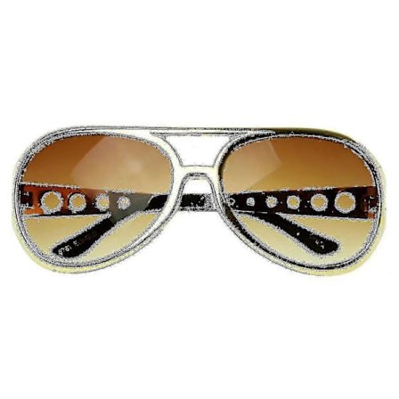 u200bElvis King Of Rock TCB Pilotglasögon Retrostil Stor Båge Mode Glasögon (FMY)