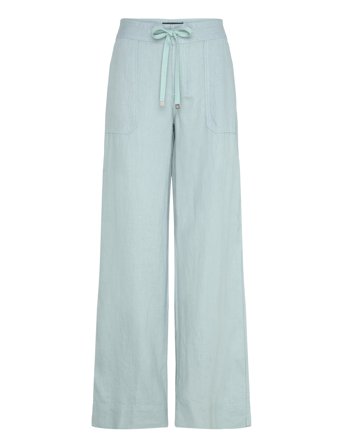 Linen Wide-Leg Pant Blue Lauren Ralph Lauren