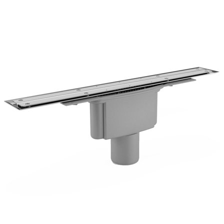 Purus Line Premium 900 Gulvsluk 75 mm, bunnutløp, Innendørsavløp