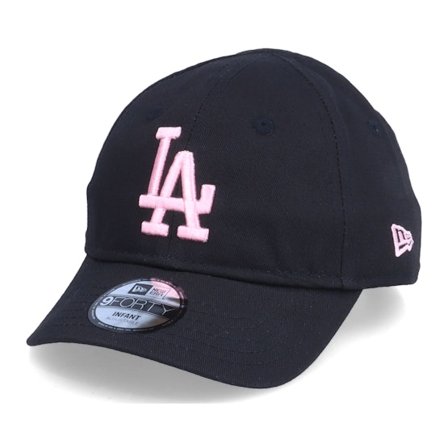Kinder New Era - MLB Schwarz adjustable Cap - Kinder Los Angeles Dodgers League Essential Kinder 9FORTY Black/Pink Adjustable @ Hatstore