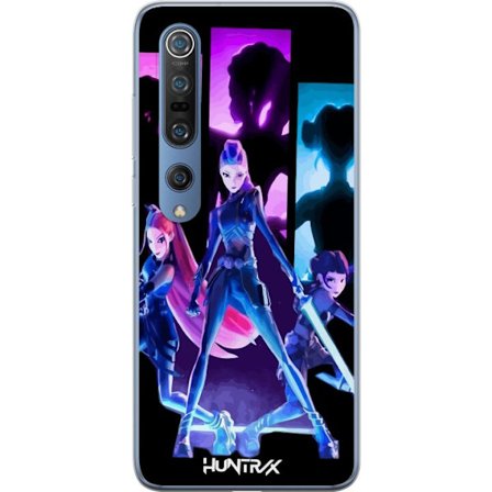 Kompatibelt Mobildeksel til Xiaomi Xiaomi Mi 10 Pro 5G Futuristisk jente gruppe illustrasjon med neonlys og sterke farger i sci-fi estetikk