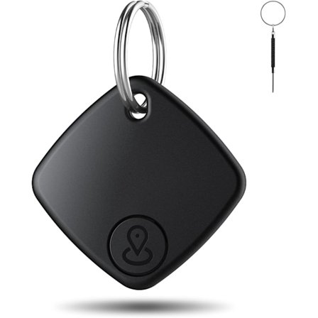 Itag Anti-Lost Enhet - Fungerer med Apple Find My, Nøkkel Finner for Vesker, Bagasje & Lommebøker (1 Pakke)
