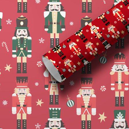 Julklappspapper, presentpapper, julaftons födelsedagspresentförpackningspapper, 50 × 70 cm, 006
