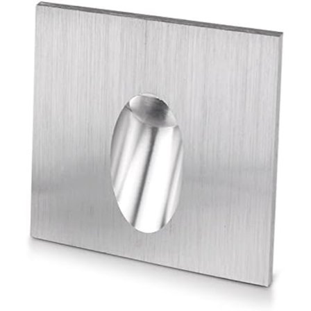 Kvadratisk LED-innfelt veggmontert downlight for trapper, vinterhage, gang 1W AC 100-245V (kald hvit)