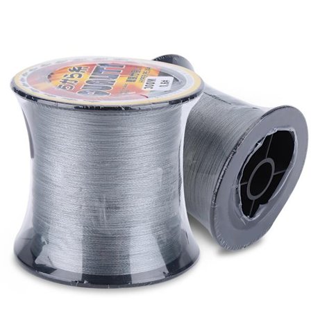 300m PE punottu 4-s ikeinen supervahva siima monofilamenttinen kalastusk ysi harmaa (0,6)