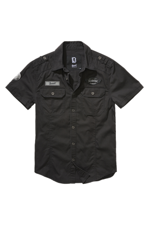 Camicia Brandit Luis Vintage Nero XL