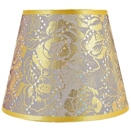 Cylinderformad Lampskärm Trumma Chic Stil Beige Metall Sovrumstillbehör 22x17cm Heminredning 1st