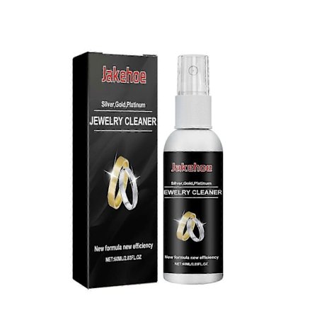 Premium Smykkerenser - 60ml for Gull, Sølv & Diamantringer, Klokker | Skånsom, Effektiv, Antioksiderende & Langvarig Glansrestaurering