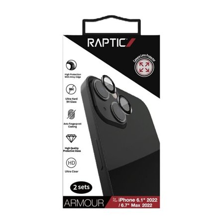 Raptic X-Doria Armor Camera Glass iPhone 14 Plus herdet glass for bakre kamera