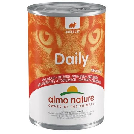 Almo Nature Daily Menu Cibo Umido Con Manzo Per Gatti Adulti