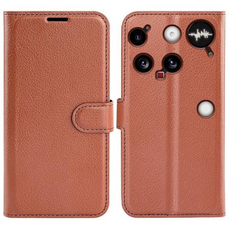Nothing Phone (3) Wallet Cover - Brown